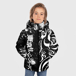 Куртка зимняя для мальчика ТОКИЙСКИЕ МСТИТЕЛИ - БРЫЗГИ КРАСКИ, цвет: 3D-светло-серый — фото 2
