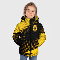 Куртка зимняя для мальчика Bumblebee Бамблби, цвет: 3D-черный — фото 2