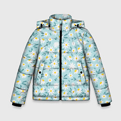 Зимняя куртка для мальчика Весенние ромашки
