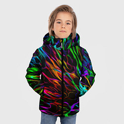 Куртка зимняя для мальчика Neon pattern Vanguard, цвет: 3D-красный — фото 2