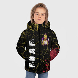 Куртка зимняя для мальчика FIVE NIGHTS AT FREDDYS - ЧИКА Краска, цвет: 3D-черный — фото 2