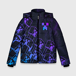 Зимняя куртка для мальчика Minecraft CREEPER NEON