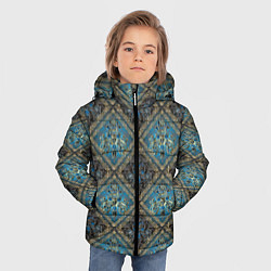 Куртка зимняя для мальчика Классические паттерны, цвет: 3D-красный — фото 2