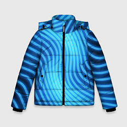 Зимняя куртка для мальчика Abstraction neon lines