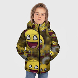 Куртка зимняя для мальчика Смаил - 3d, цвет: 3D-светло-серый — фото 2