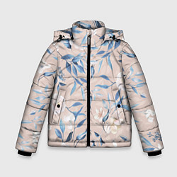 Зимняя куртка для мальчика Цветы Нежные