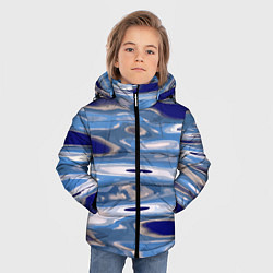 Куртка зимняя для мальчика Волна Тихий океан, цвет: 3D-красный — фото 2
