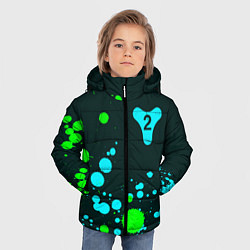 Куртка зимняя для мальчика ДЕСТИНИ 2 Краска FS, цвет: 3D-черный — фото 2
