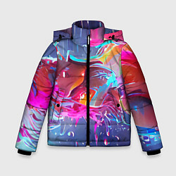 Зимняя куртка для мальчика Neon splashes