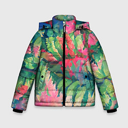Зимняя куртка для мальчика Тропический микс