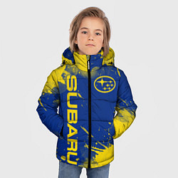 Куртка зимняя для мальчика SUBARU - СУБАРУ БРЫЗКИ КЛАССИЧЕСКИЕ, цвет: 3D-красный — фото 2