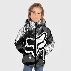 Куртка зимняя для мальчика FOX RACING - МОТОКРОСС БРЫЗГИ, цвет: 3D-светло-серый — фото 2