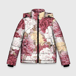 Зимняя куртка для мальчика Цветы Восхитительный Летний Букет Пион