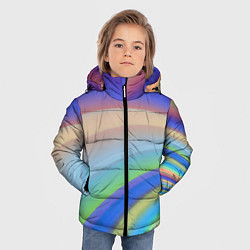 Куртка зимняя для мальчика Все цвета радуги, цвет: 3D-светло-серый — фото 2