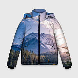 Зимняя куртка для мальчика Горы Лес Солнце