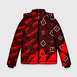 Куртка зимняя для мальчика РОБЛОКС Графика Паттерны, цвет: 3D-черный