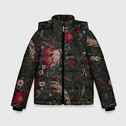 Куртка зимняя для мальчика Ботаника, цвет: 3D-красный