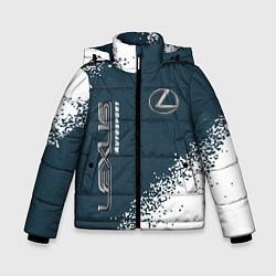 Куртка зимняя для мальчика LEXUS Autosport Спрей, цвет: 3D-черный