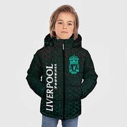 Куртка зимняя для мальчика ЛИВЕРПУЛЬ Football Графика, цвет: 3D-черный — фото 2