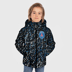 Куртка зимняя для мальчика Псж paris брызги красок, цвет: 3D-красный — фото 2