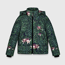 Зимняя куртка для мальчика Цветы Жимолости