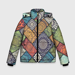 Зимняя куртка для мальчика Мандала орнамент