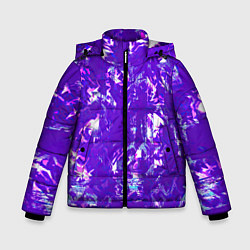 Куртка зимняя для мальчика Psychedelic abstract, цвет: 3D-черный