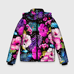 Зимняя куртка для мальчика Floral pattern Summer night Fashion trend