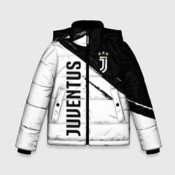 Куртка зимняя для мальчика Ювентус фс, цвет: 3D-черный