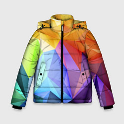 Куртка зимняя для мальчика Зд радуга, цвет: 3D-светло-серый