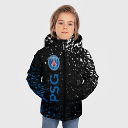 Куртка зимняя для мальчика Psg брызги красок, цвет: 3D-красный — фото 2