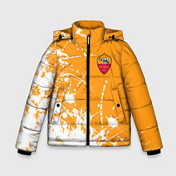 Куртка зимняя для мальчика Roma маленькое лого краска, цвет: 3D-светло-серый