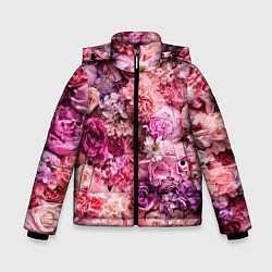 Зимняя куртка для мальчика BOUQUET OF VARIOUS FLOWERS