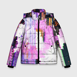 Зимняя куртка для мальчика Glitch art Fashion trend