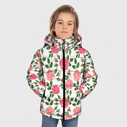 Куртка зимняя для мальчика SOFT PINK ROSES, цвет: 3D-светло-серый — фото 2