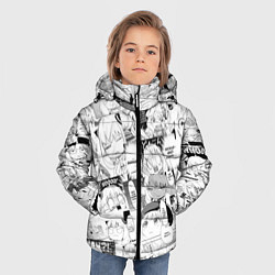 Куртка зимняя для мальчика Spy Family Heh Семья Шпиона Анечка Фоджер, цвет: 3D-красный — фото 2