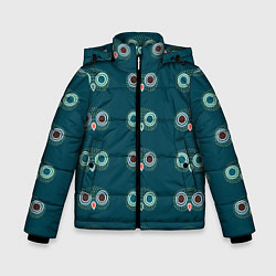Куртка зимняя для мальчика Совиный парад, цвет: 3D-светло-серый