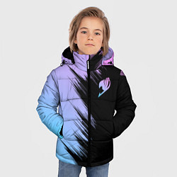 Куртка зимняя для мальчика Хвост феи - neon, цвет: 3D-красный — фото 2
