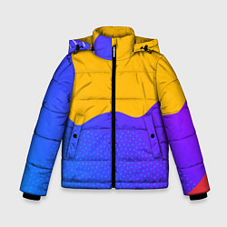 Зимняя куртка для мальчика Яркие разноцветные пятна