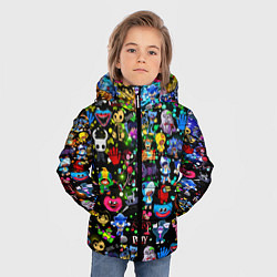 Куртка зимняя для мальчика Персонажи из разных игр, цвет: 3D-черный — фото 2