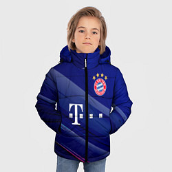 Куртка зимняя для мальчика Bayern munchen Абстракция, цвет: 3D-светло-серый — фото 2