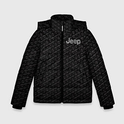 Куртка зимняя для мальчика Jeep карбон, цвет: 3D-светло-серый