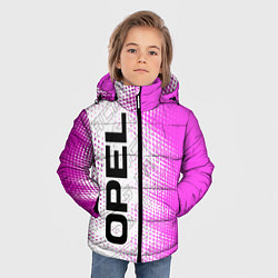 Куртка зимняя для мальчика Opel pro racing: по-вертикали, цвет: 3D-черный — фото 2