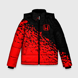 Зимняя куртка для мальчика Honda - красные брызги