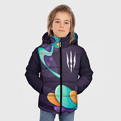 Куртка зимняя для мальчика The Witcher graffity splash, цвет: 3D-черный — фото 2