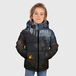 Куртка зимняя для мальчика STALKER Одиночка Нашёл Артефакт, цвет: 3D-черный — фото 2