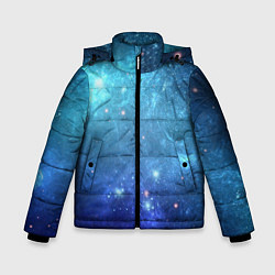 Куртка зимняя для мальчика Ледяная туманность, цвет: 3D-светло-серый
