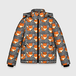 Зимняя куртка для мальчика Веселые лисички