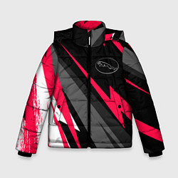 Куртка зимняя для мальчика Jaguar fast lines, цвет: 3D-черный