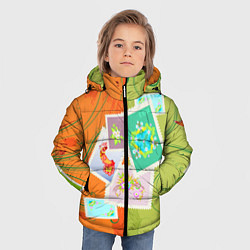 Куртка зимняя для мальчика Марки, цвет: 3D-светло-серый — фото 2
